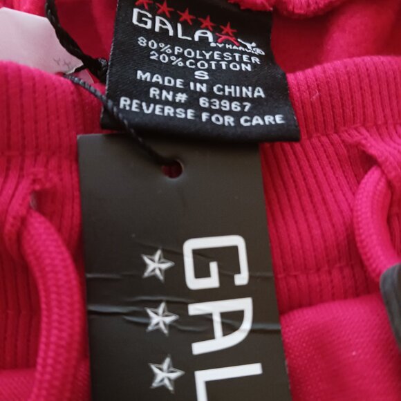 Galaxy By Harvic Men'S Regular-Fit Fleece Jogger Sweatpants, Red S - Picture 8 of 8